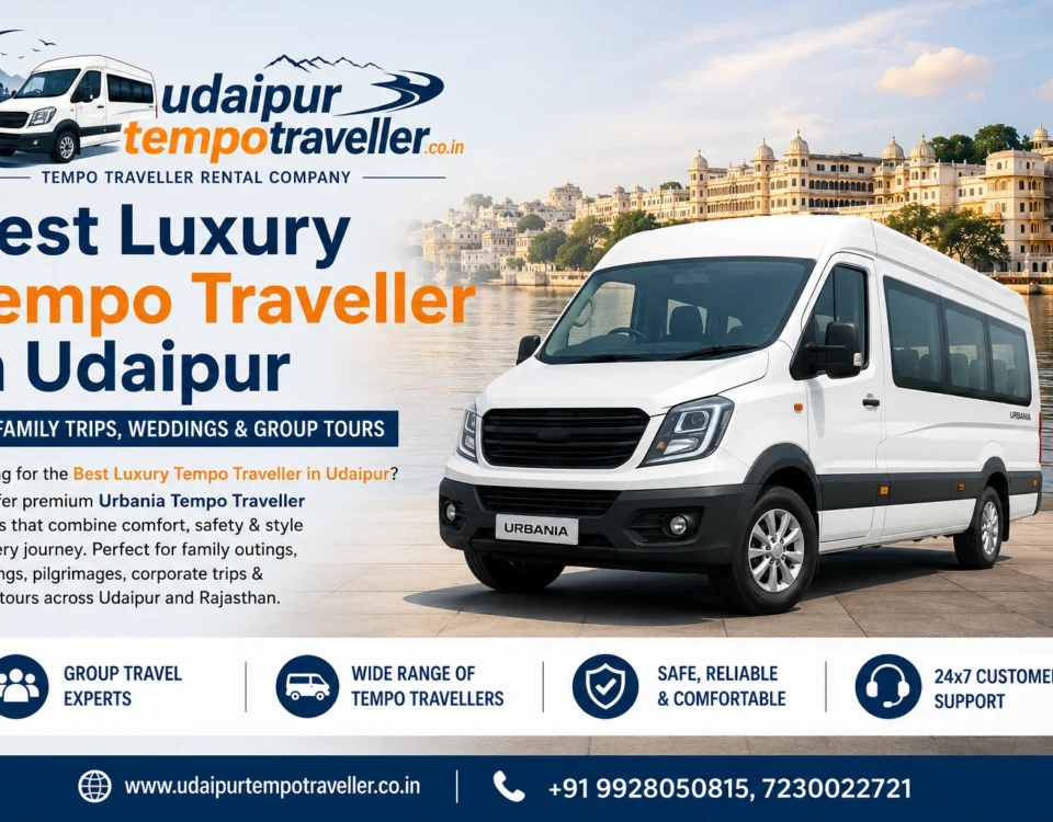 Best Luxury Tempo Traveller in Udaipur