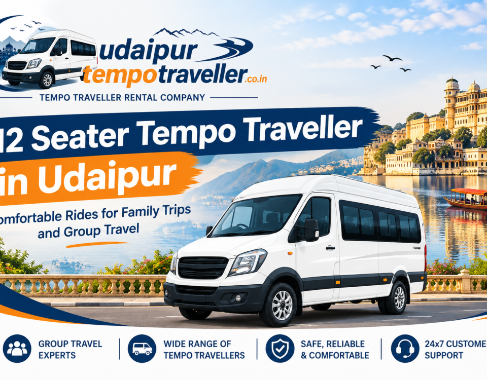 12 Seater Tempo Traveller in Udaipur