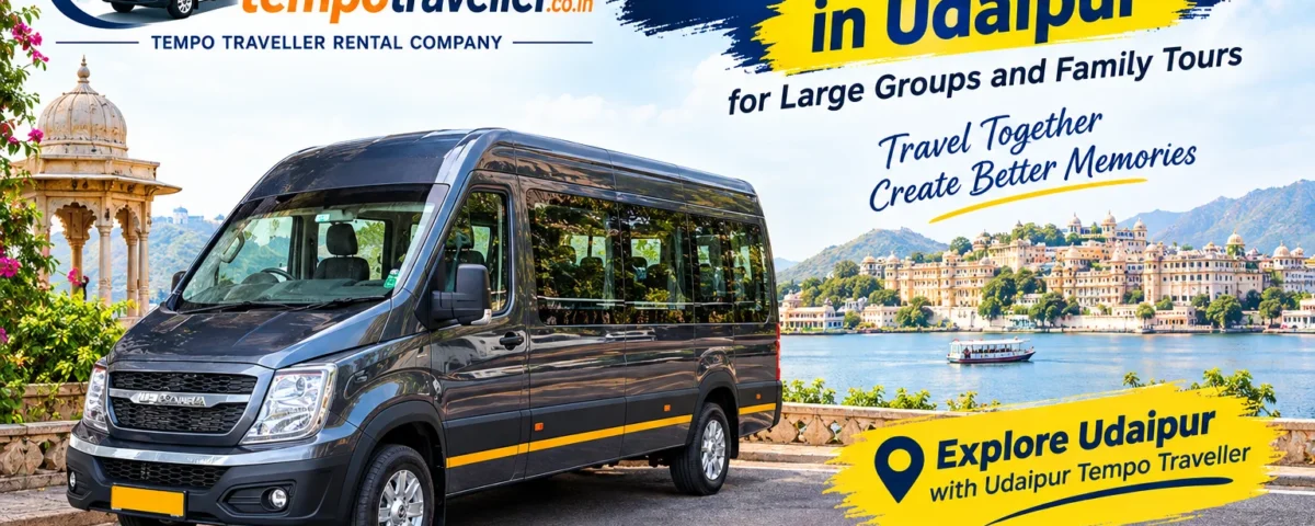 16 Seater Tempo Traveller in Udaipur
