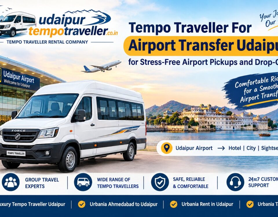 Tempo Traveller For Airport Transfer Udaipur