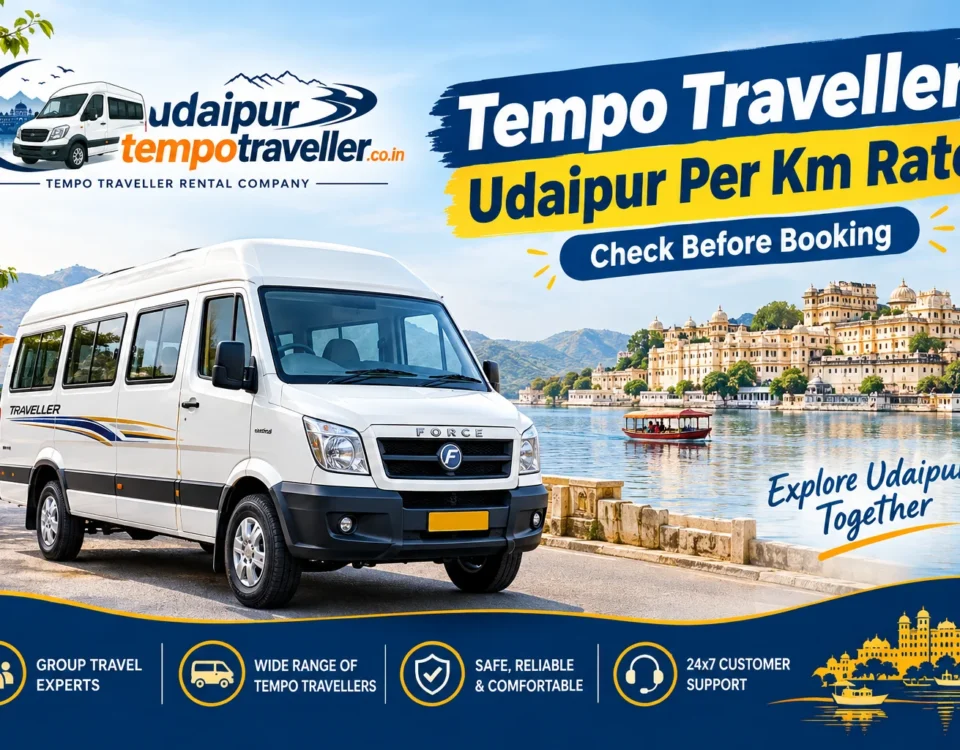 Tempo Traveller Udaipur Per Km Rate