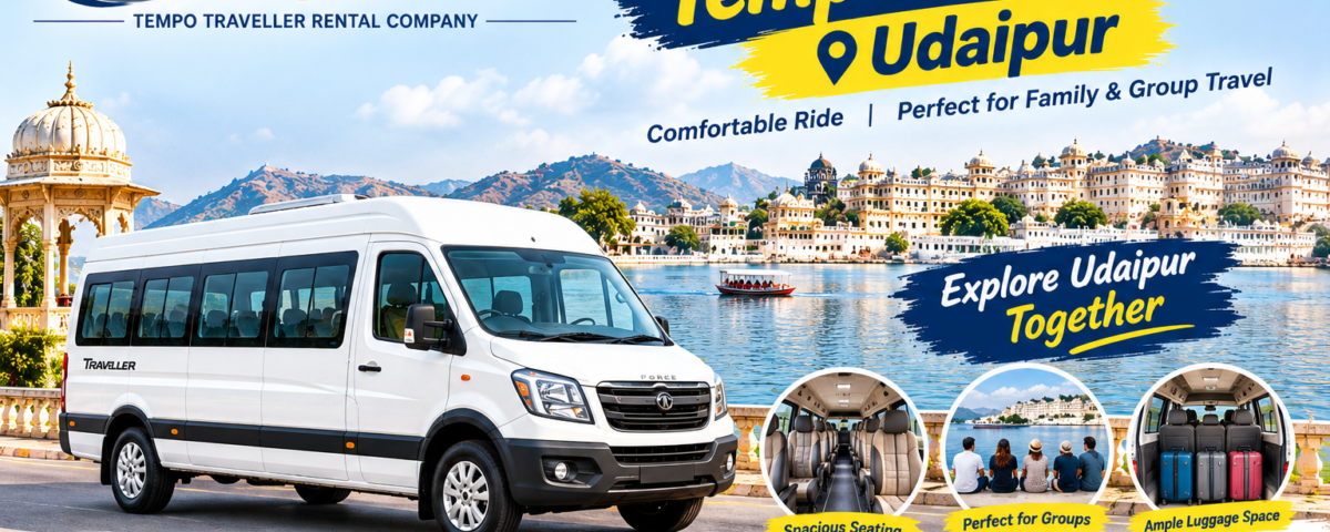 14 Seater Tempo Traveller Udaipur