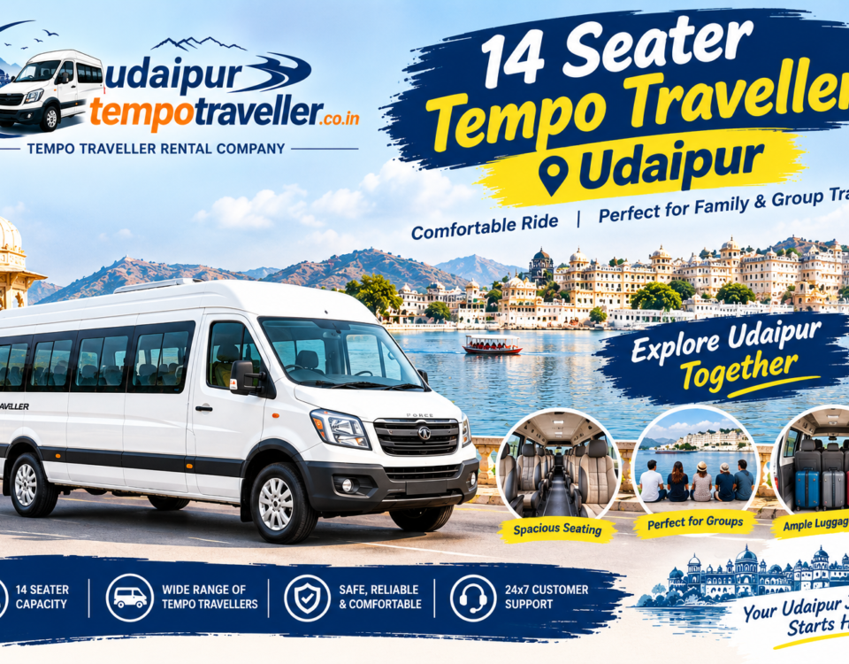 14 Seater Tempo Traveller Udaipur
