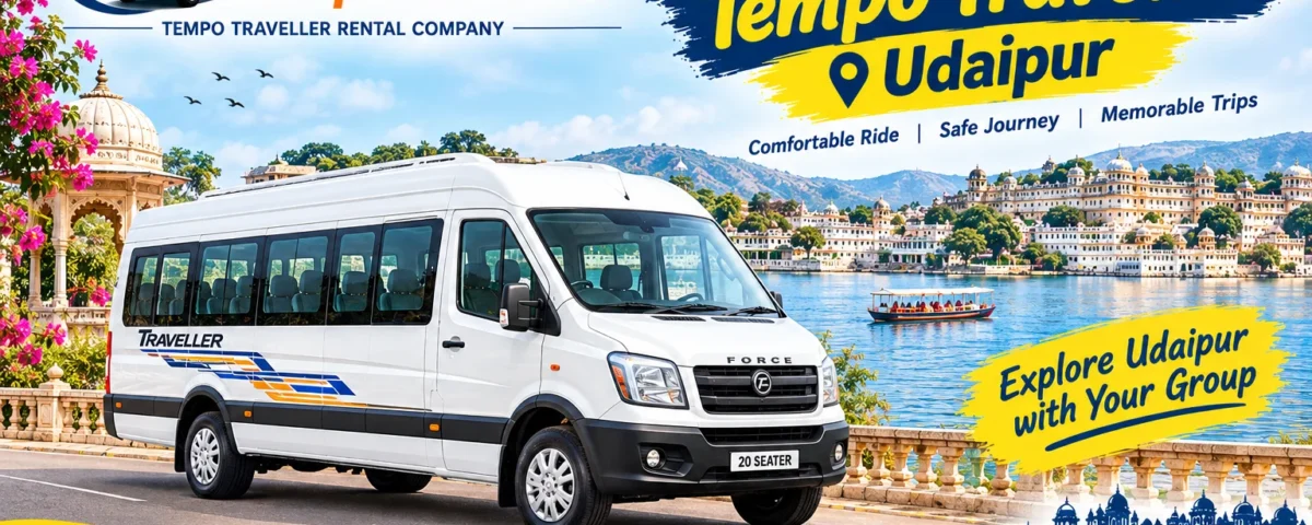 20 Seater Tempo Traveller Udaipur