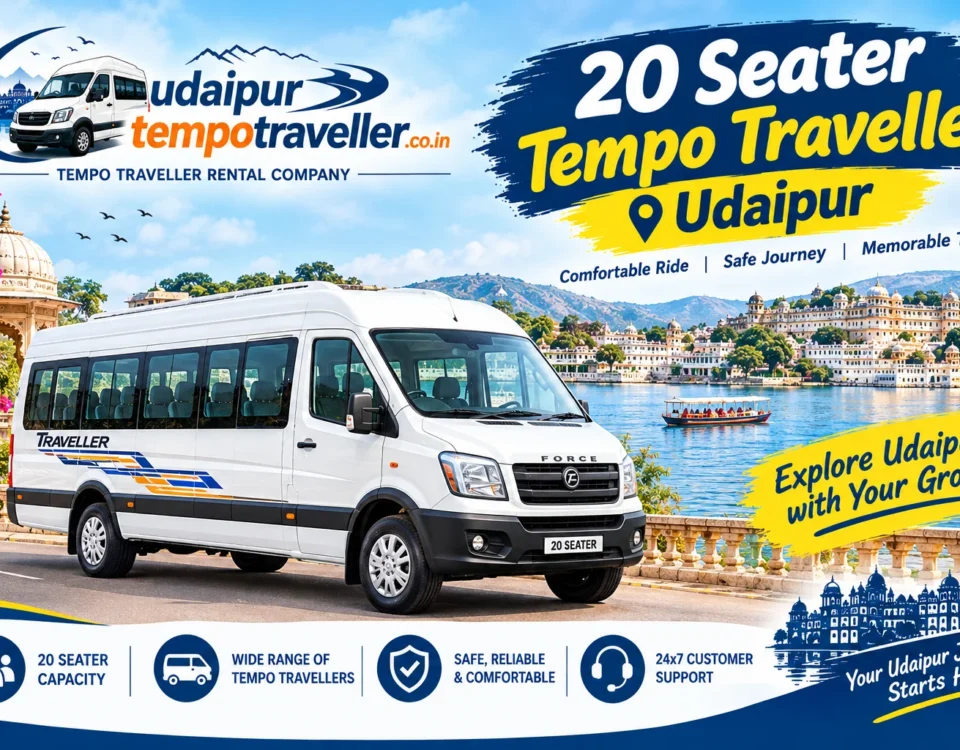20 Seater Tempo Traveller Udaipur