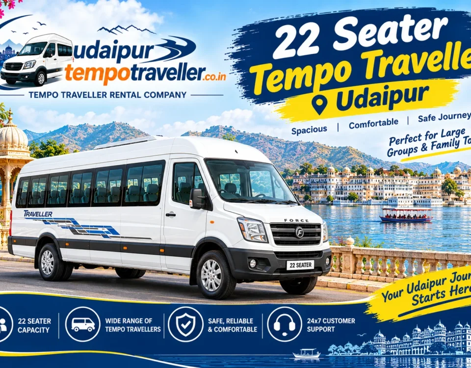 22 Seater Tempo Traveller Udaipur