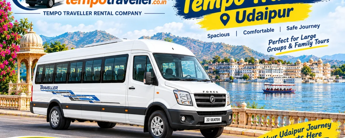 22 Seater Tempo Traveller Udaipur