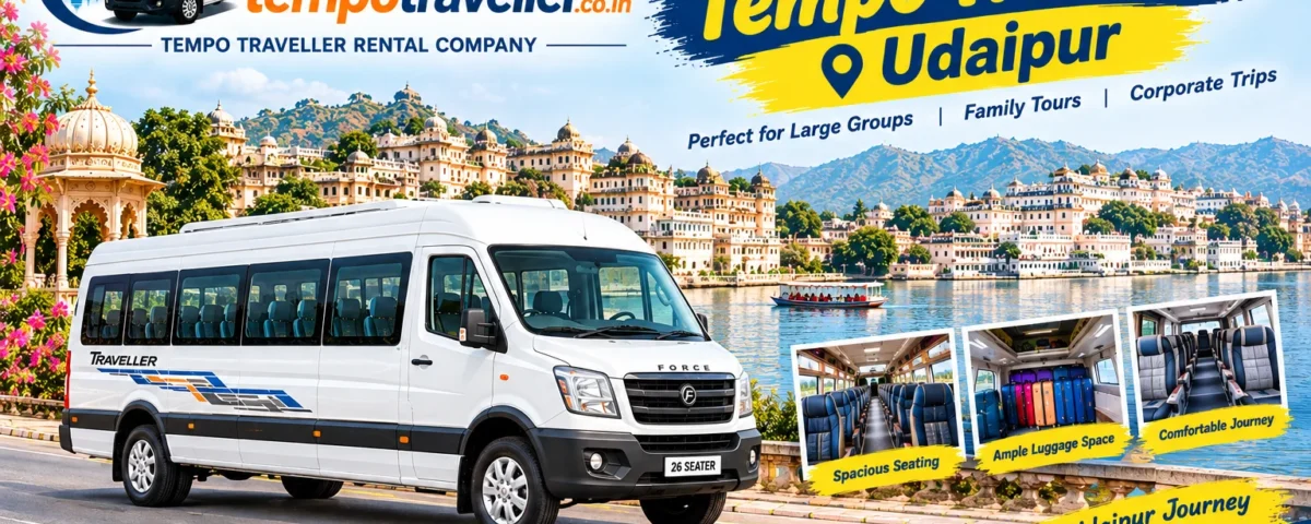 26 Seater Tempo Traveller Udaipur