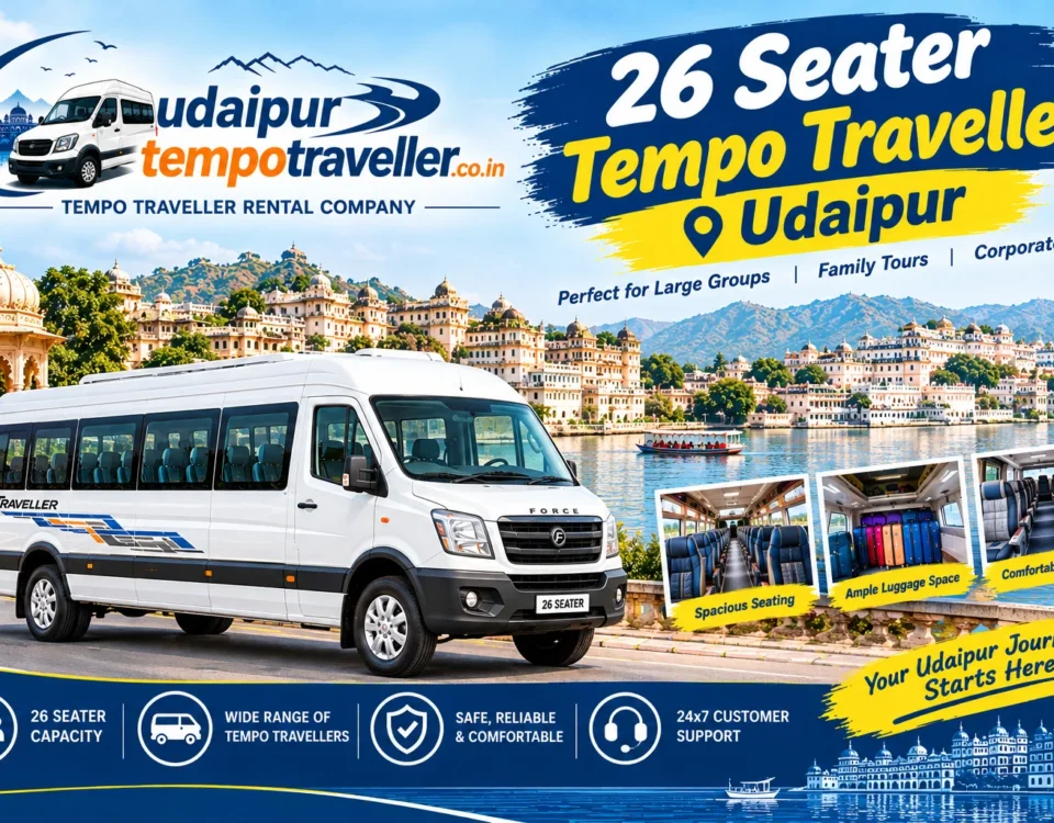 26 Seater Tempo Traveller Udaipur