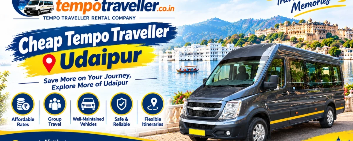 Cheap Tempo Traveller Udaipur