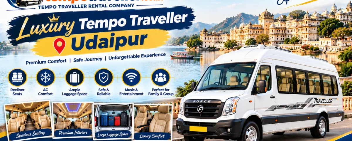 Luxury Tempo Traveller Udaipur