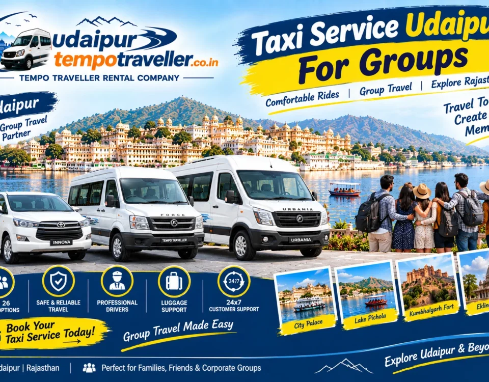 Taxi Service Udaipur For Groups