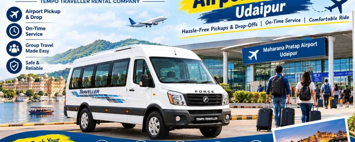 Tempo Traveller For Airport Transfer Udaipur