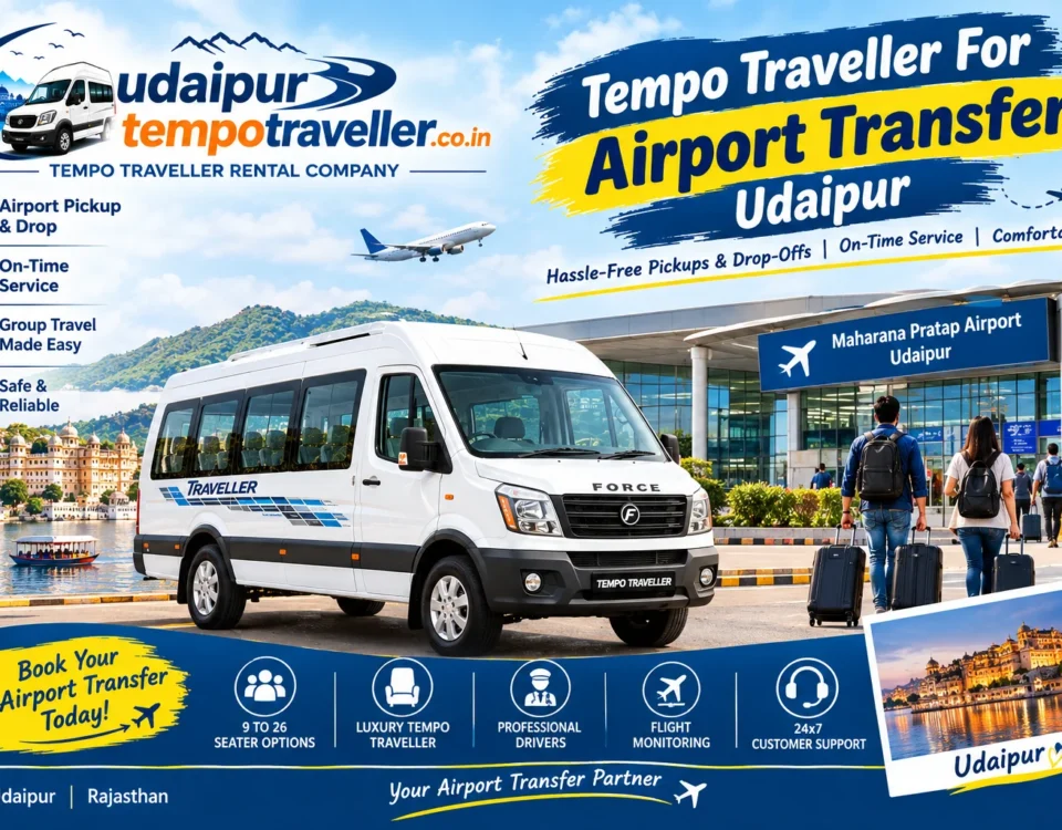 Tempo Traveller For Airport Transfer Udaipur
