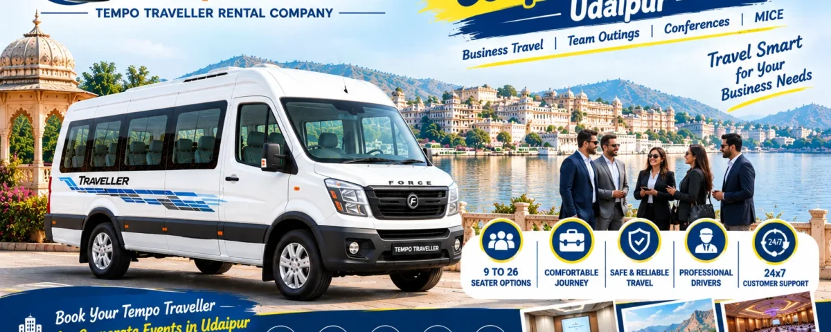 Tempo Traveller For Corporate Events Udaipur
