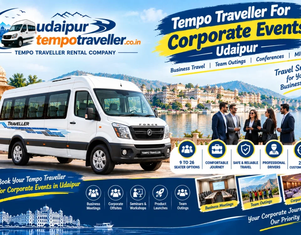 Tempo Traveller For Corporate Events Udaipur