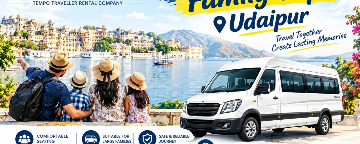 Tempo Traveller For Family Trip Udaipur
