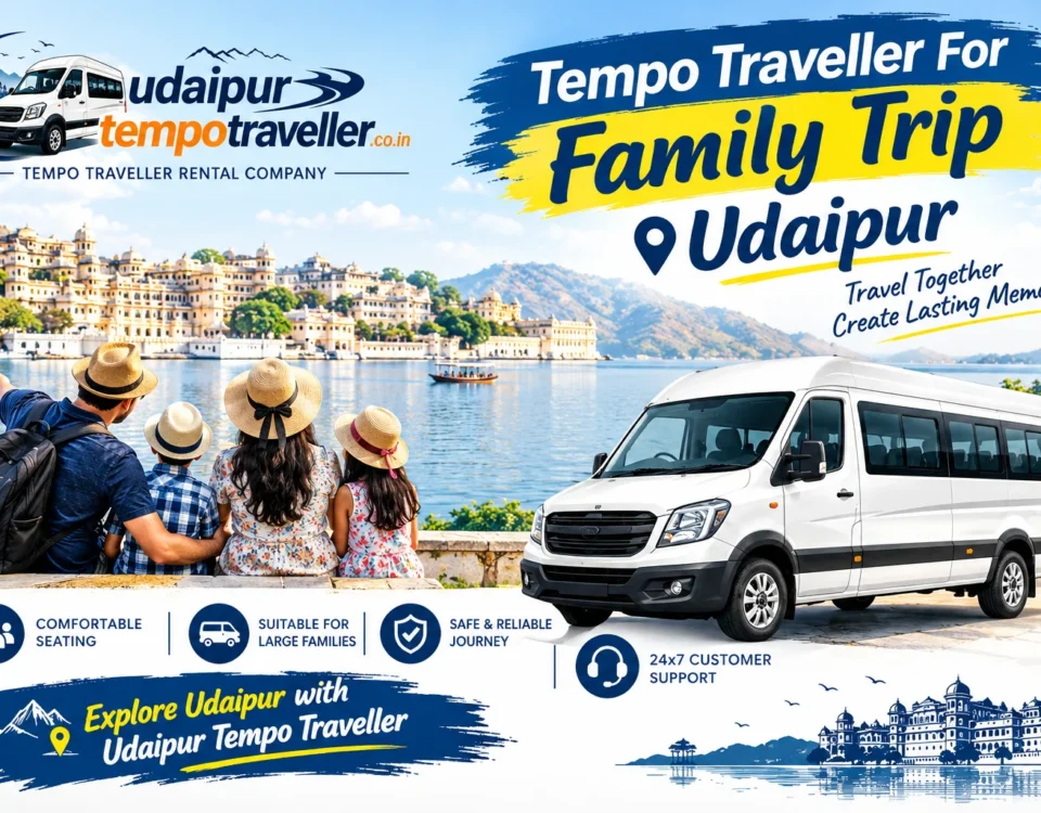 Tempo Traveller For Family Trip Udaipur