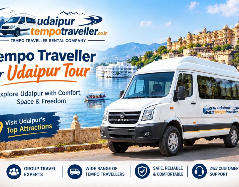 Tempo Traveller For Udaipur Tour