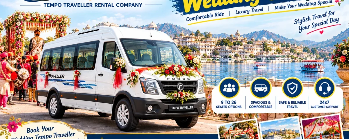 Tempo Traveller For Wedding Udaipur