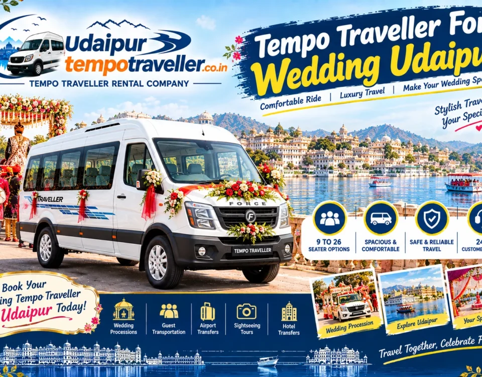 Tempo Traveller For Wedding Udaipur