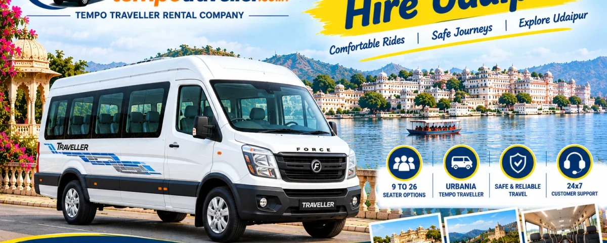 Tempo Traveller Hire Udaipur