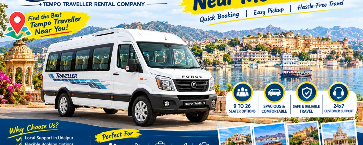 Tempo Traveller Near Me Udaipur