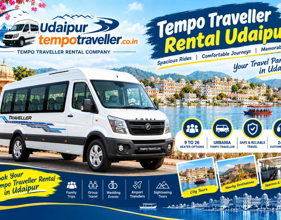 Tempo Traveller Rental Udaipur