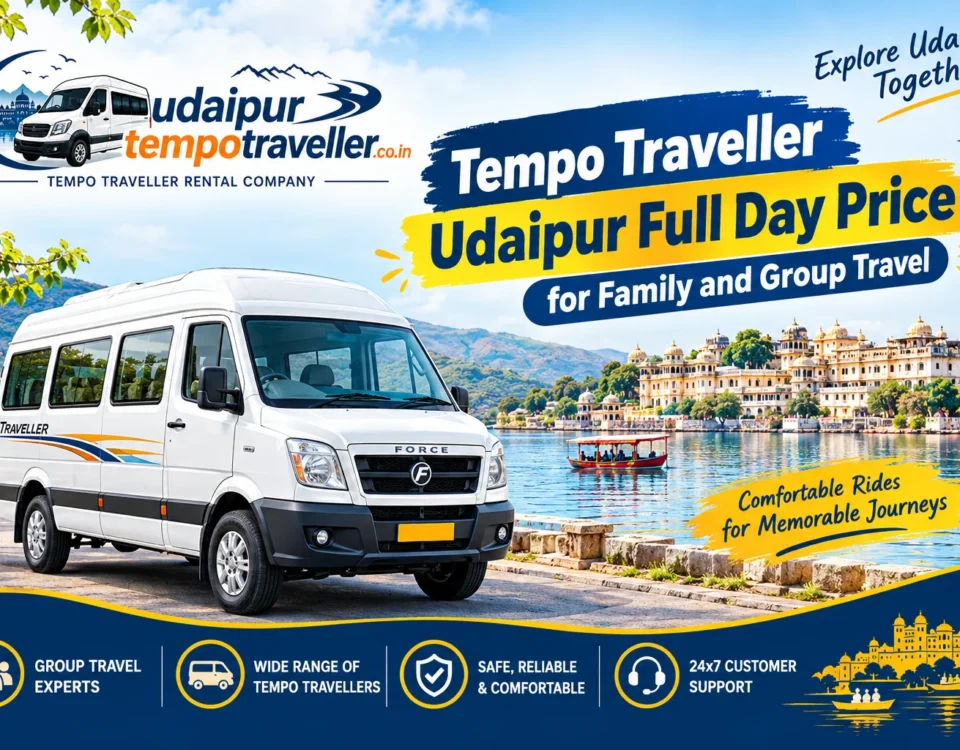 Tempo Traveller Udaipur Full Day Price