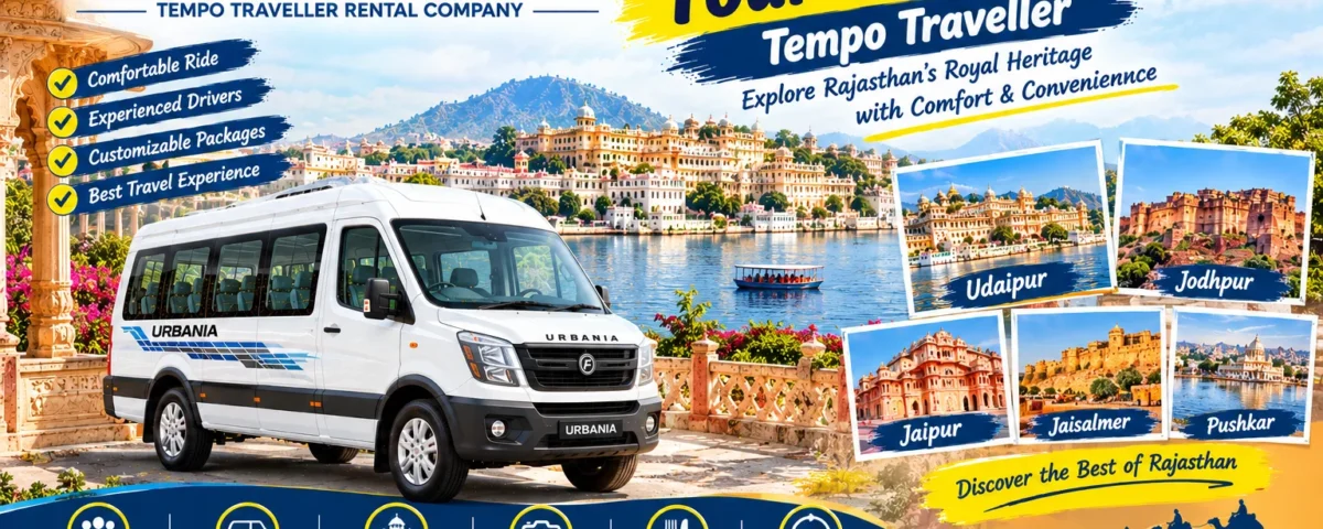 Udaipur Rajasthan Tour Package Tempo Traveller