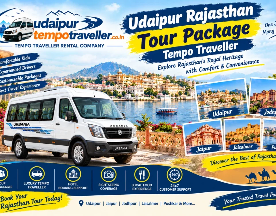 Udaipur Rajasthan Tour Package Tempo Traveller