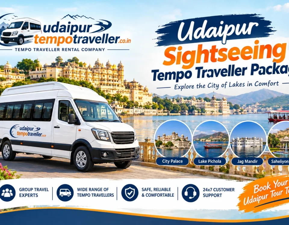 Udaipur Sightseeing Tempo Traveller Package