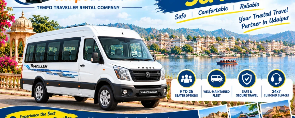 Udaipur Tempo Traveller Service