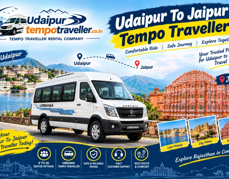 Udaipur To Jaipur Tempo Traveller