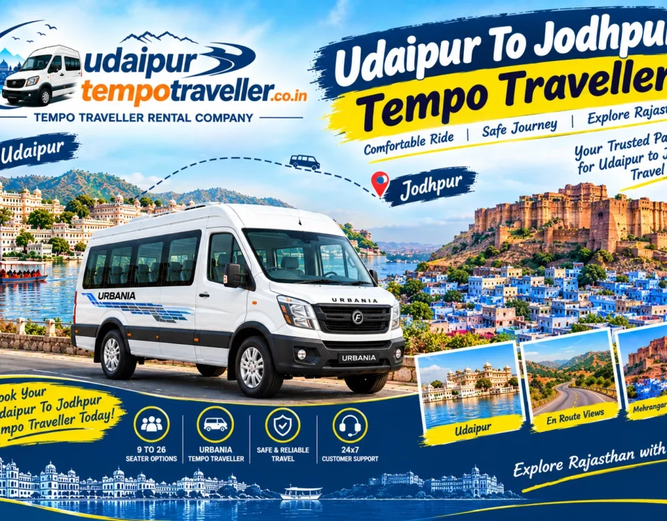 Udaipur To Jodhpur Tempo Traveller