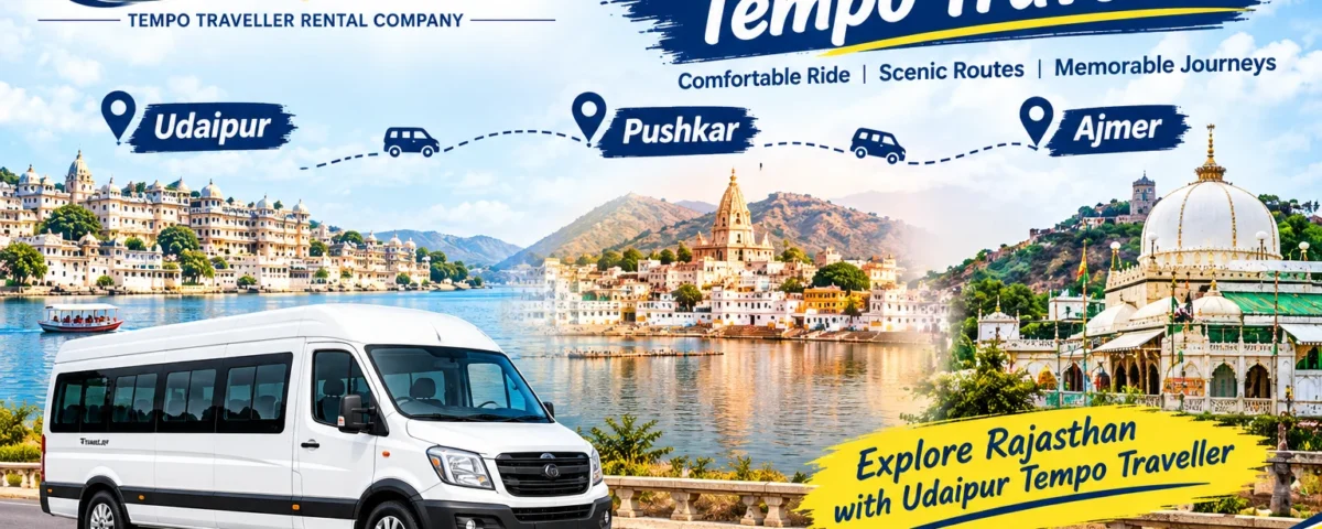 Udaipur To Pushkar Ajmer Tempo Traveller