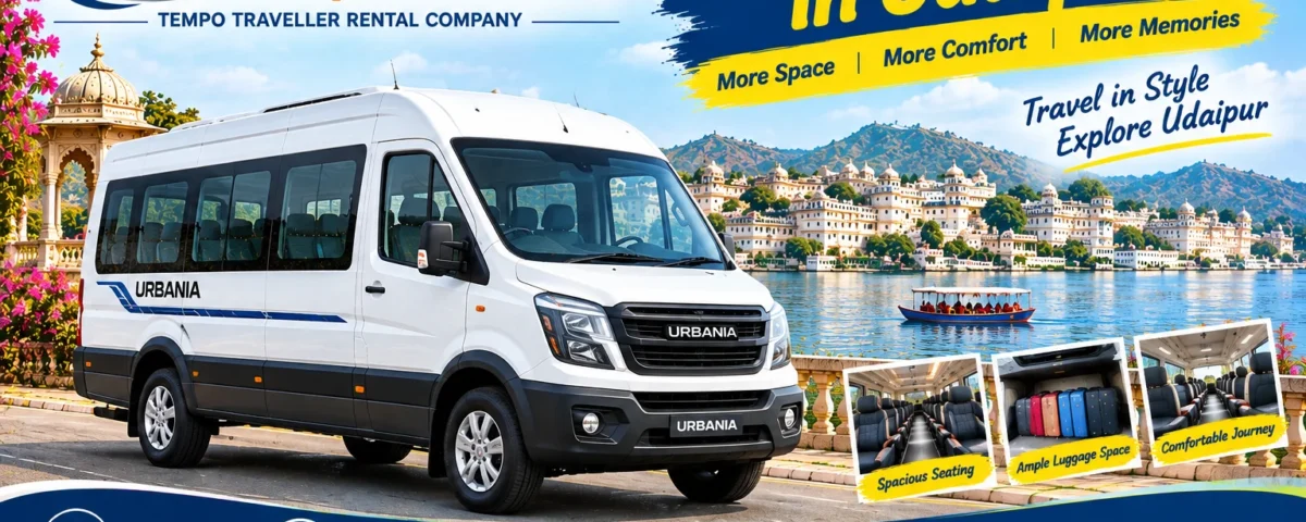 urbania tempo traveller in udaipur