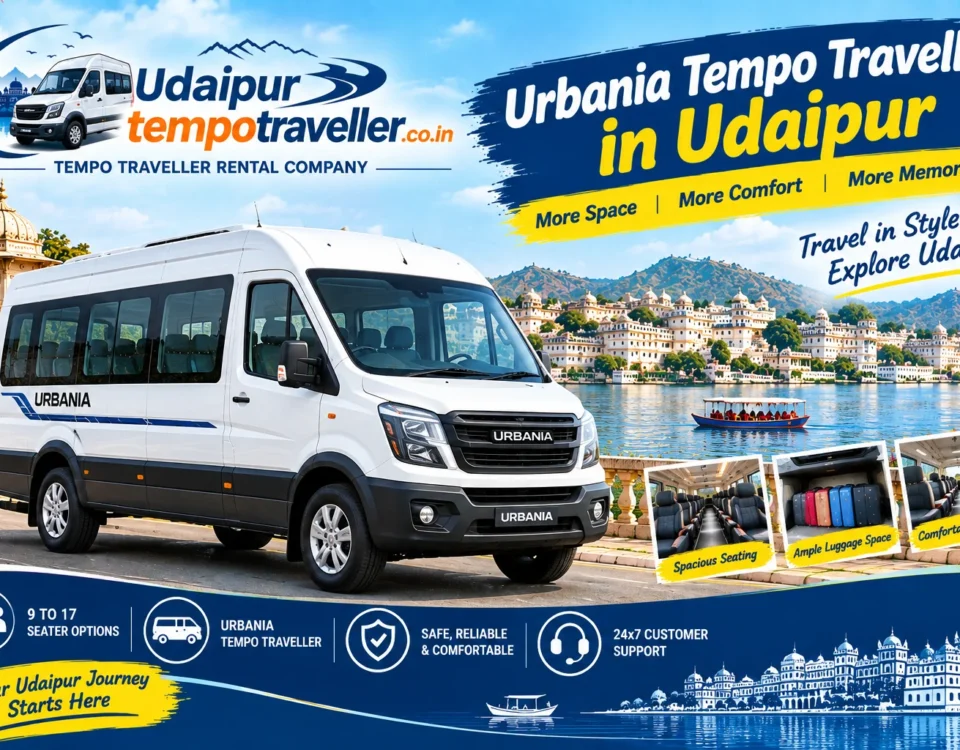 urbania tempo traveller in udaipur